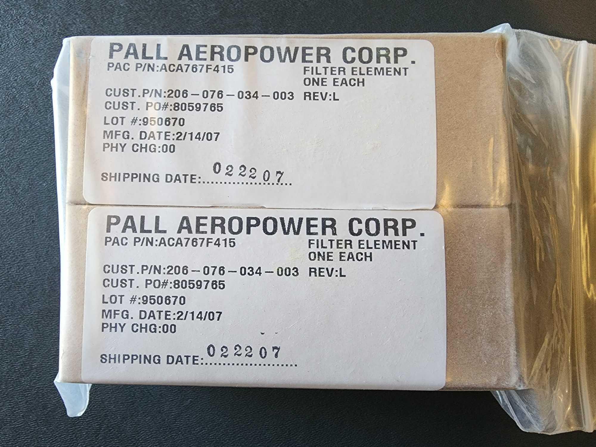 NEW BELL 206 FILTERS 206-076-034-003, BOOTS 206-040-272-101, BUSHING 206-010-802-101 & MISC