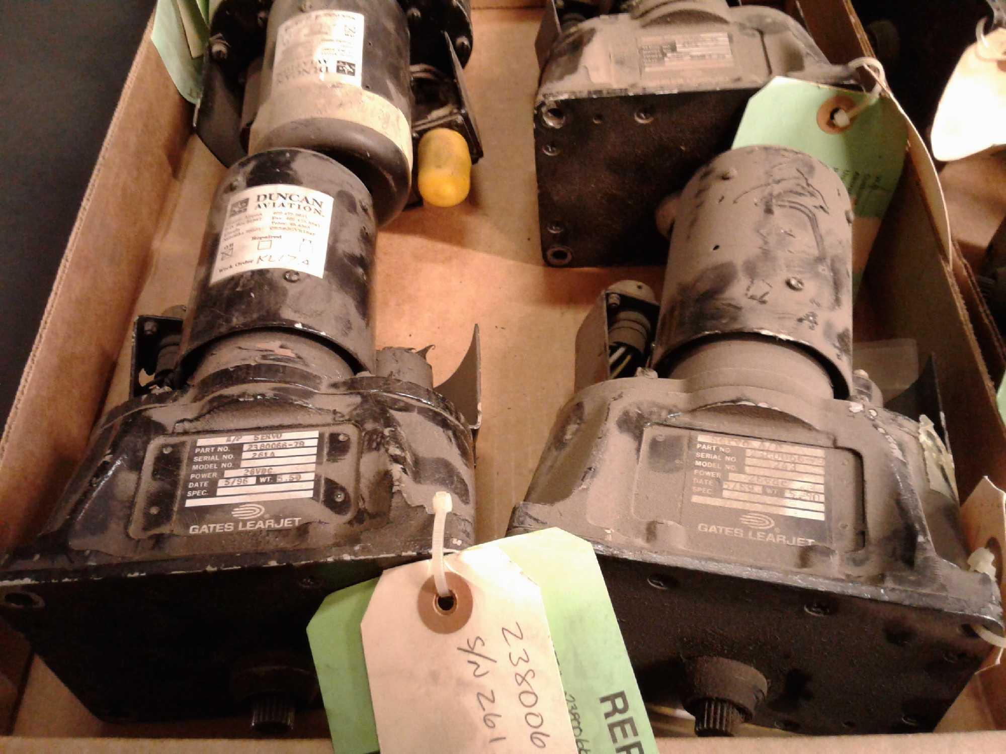 BOXES OF LEARJET AUTOPILOT SERVO'S