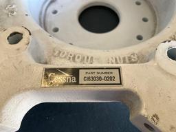 NEW CESSNA BRAKE PISTON HOUSING/BACKING PLATES C163030-0202 (NO PAPERWORK)