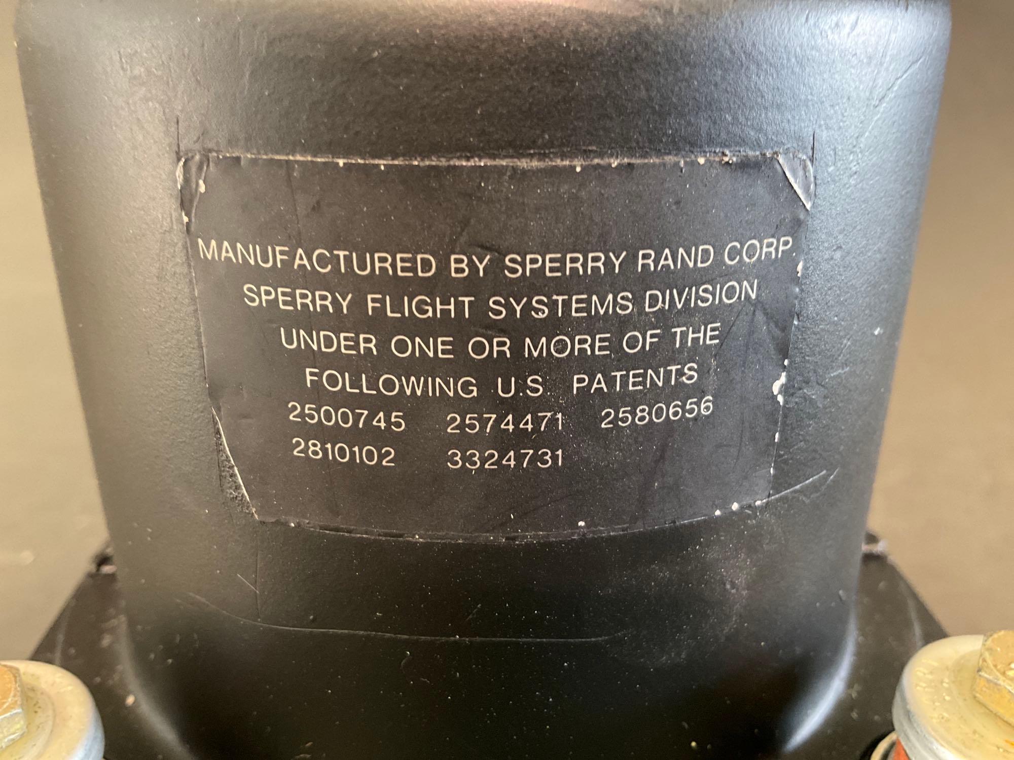 SPERRY C-14A DIRECTIONAL GYRO 2587193-43 (OVERHAULED) S/N 85028895