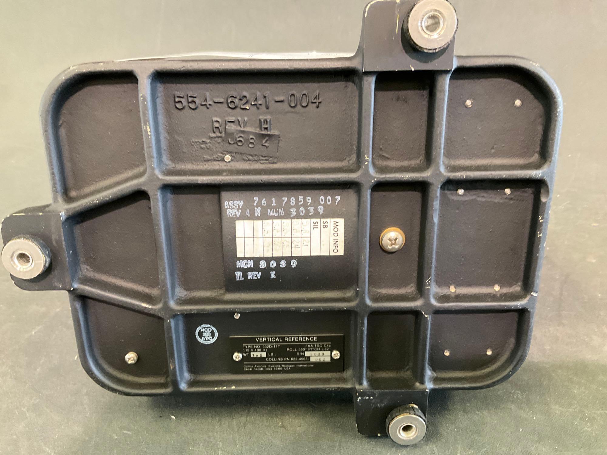 COLLONS 332D-11T VERTICAL GYRO'S 622-4565-002 (BOTH A/R)