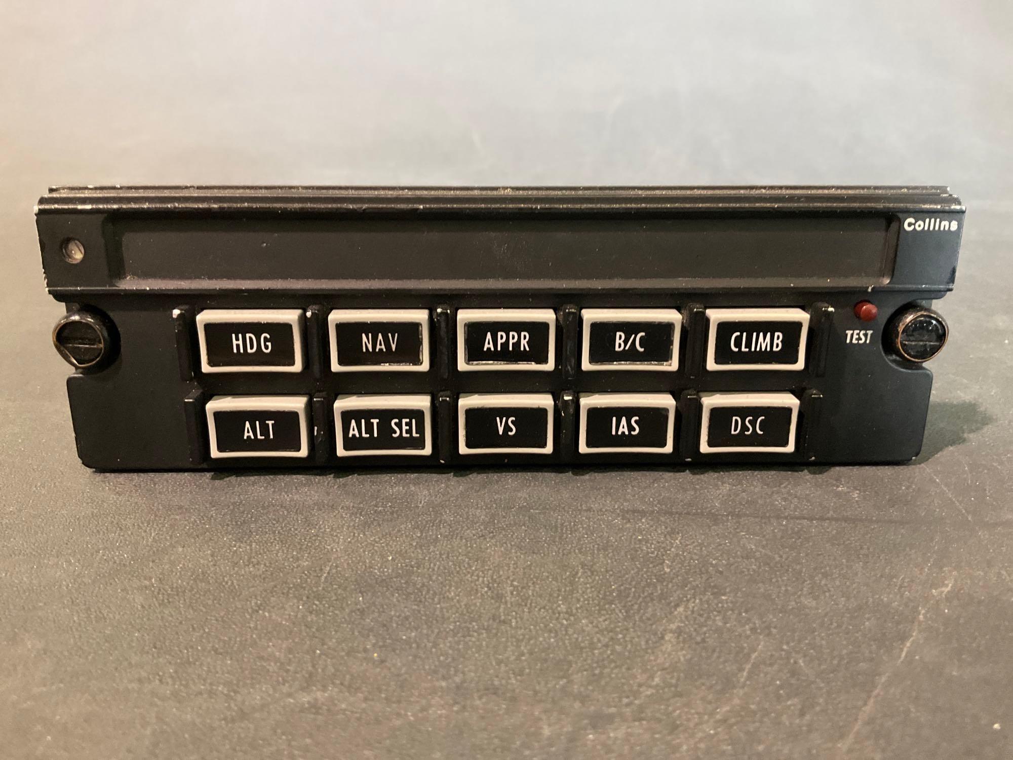 COLLINS FCP-65 CONTROL PANELS 622-5789-004 (1 A/R & 1 NO TAG)