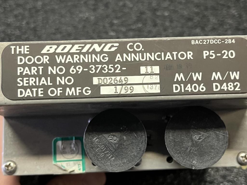 STANDBY POWER & MISC CONTROL PANELS (3) 69-37315-75, (1) 69-37352-11, (1) RDAM8126-10 (INSPECTED)