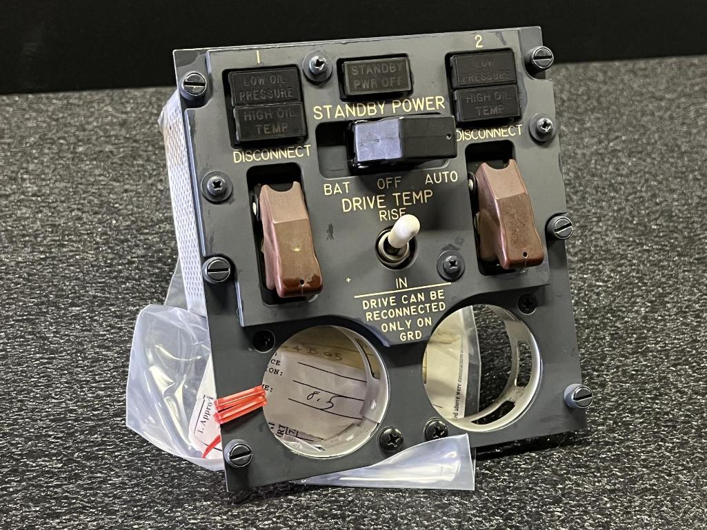 STANDBY POWER & MISC CONTROL PANELS (3) 69-37315-75, (1) 69-37352-11, (1) RDAM8126-10 (INSPECTED)
