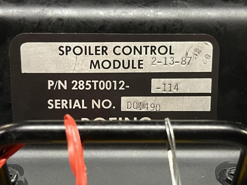 B767/B757 SPOILER CONTROL MODULES (2) 285T0012-110, (3) 285T0012-114, (1) 285T0012-116, (1)