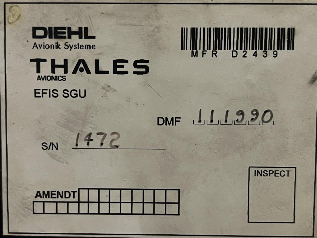 A300/A310 EFIS SYMBOL GENERATORS (5) 9612660321, (2) 9612670322