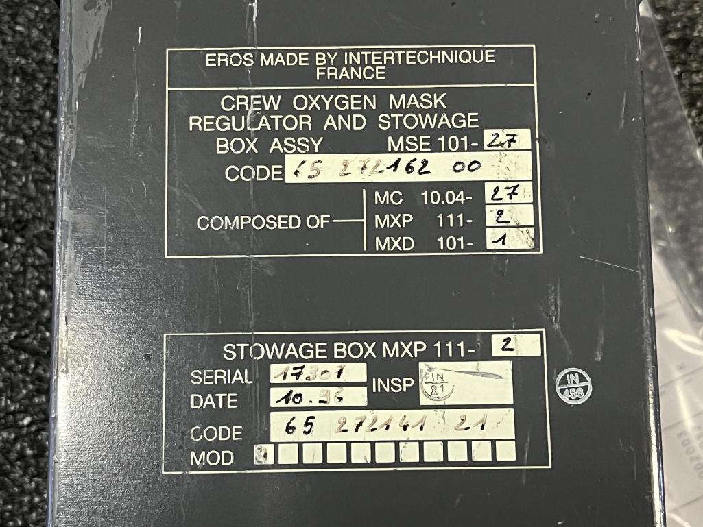 (LOT) A300 CREW MASK BOXES, POWER SUPPLIES, & MISC [18 LINE ITEMS]