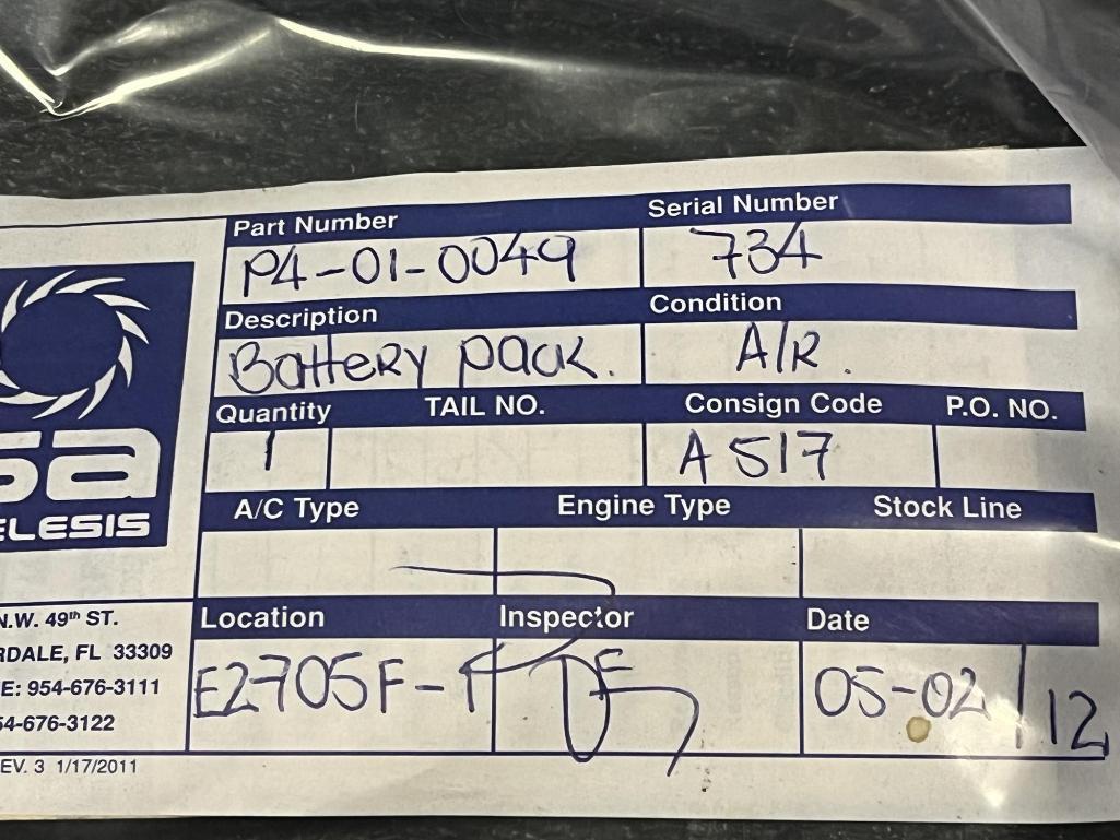 (LOT) A300 CREW MASK BOXES, POWER SUPPLIES, & MISC [18 LINE ITEMS]