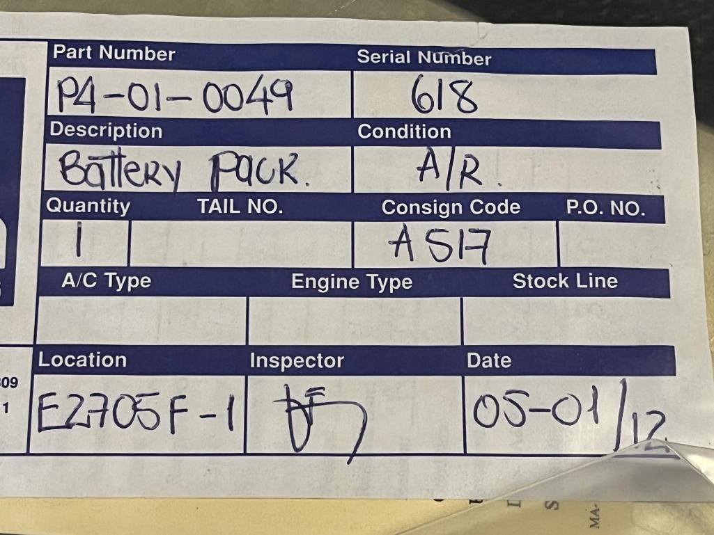 (LOT) A300 CREW MASK BOXES, POWER SUPPLIES, & MISC [18 LINE ITEMS]