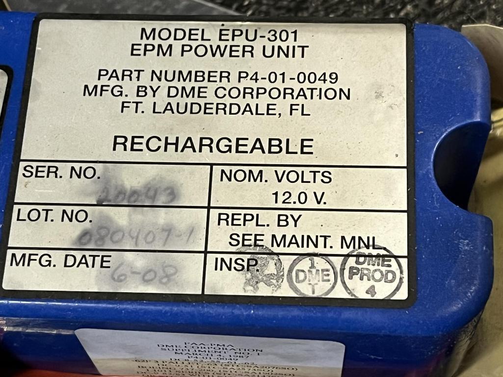 (LOT) A300 CREW MASK BOXES, POWER SUPPLIES, & MISC [18 LINE ITEMS]