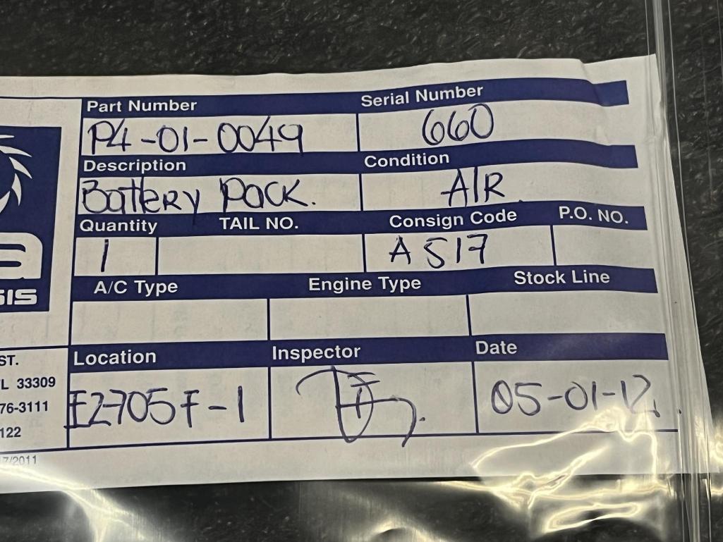 (LOT) A300 CREW MASK BOXES, POWER SUPPLIES, & MISC [18 LINE ITEMS]