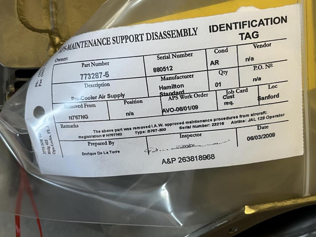 B767 HEAT EXCHANGERS 773287-5