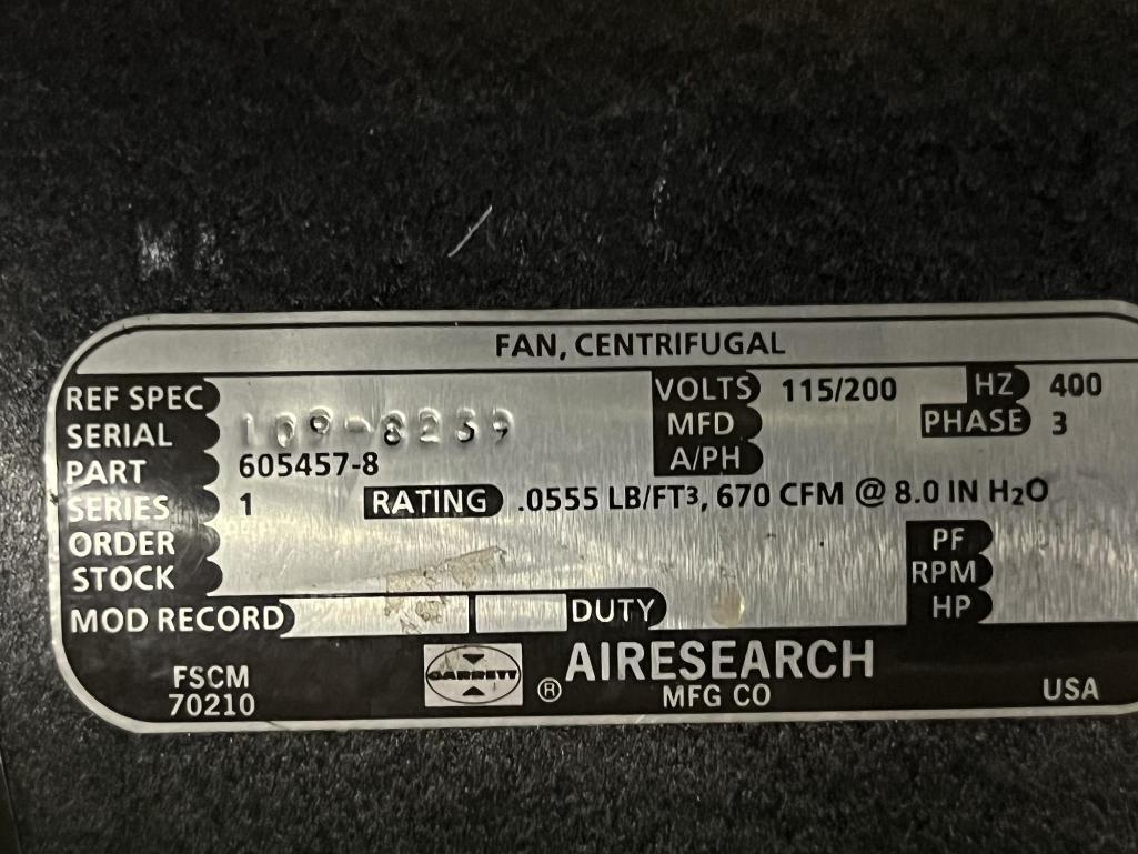 B767 FLIGHT DECK DISTRIBUTION FANS 605457-8 (REPAIRED)