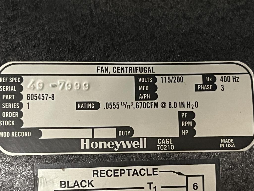 B767 FLIGHT DECK DISTRIBUTION FANS 605457-8 (REPAIRED)
