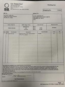 B737 FUEL MANAGEMENT CONTROL MODULE 69-37335-88 (INSPECTED)