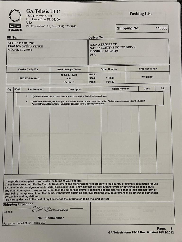 B737 FUEL MANAGEMENT CONTROL MODULE 69-37335-88 (INSPECTED)