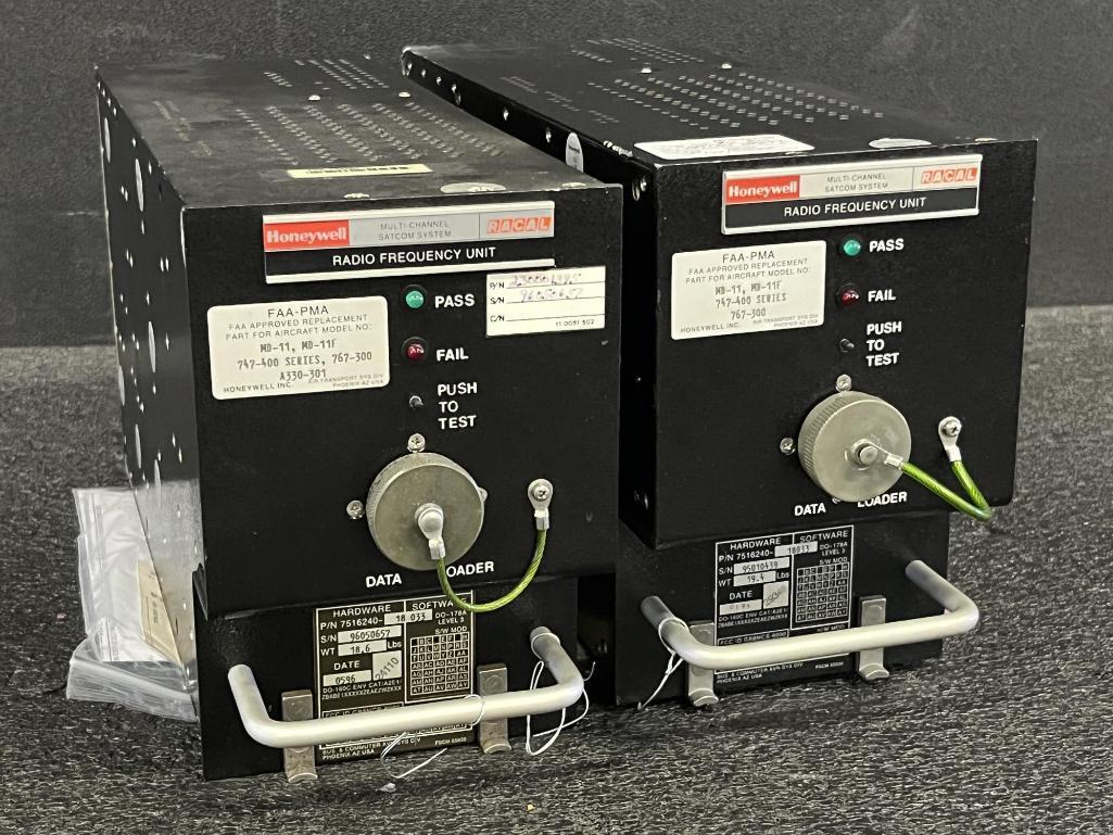 HONEYWELL RF-600 RADIO FREQUENCY UNITS 7516240-18033 (INSPECTED)