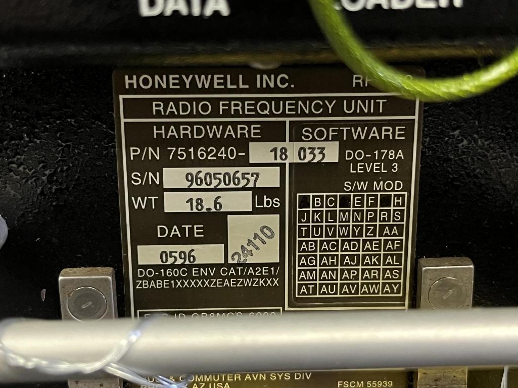 HONEYWELL RF-600 RADIO FREQUENCY UNITS 7516240-18033 (INSPECTED)