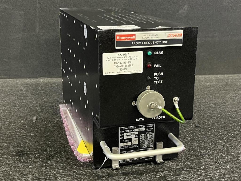 HONEYWELL RF-600 RADIO FREQUENCY UNITS 7516240-18033 (INSPECTED)