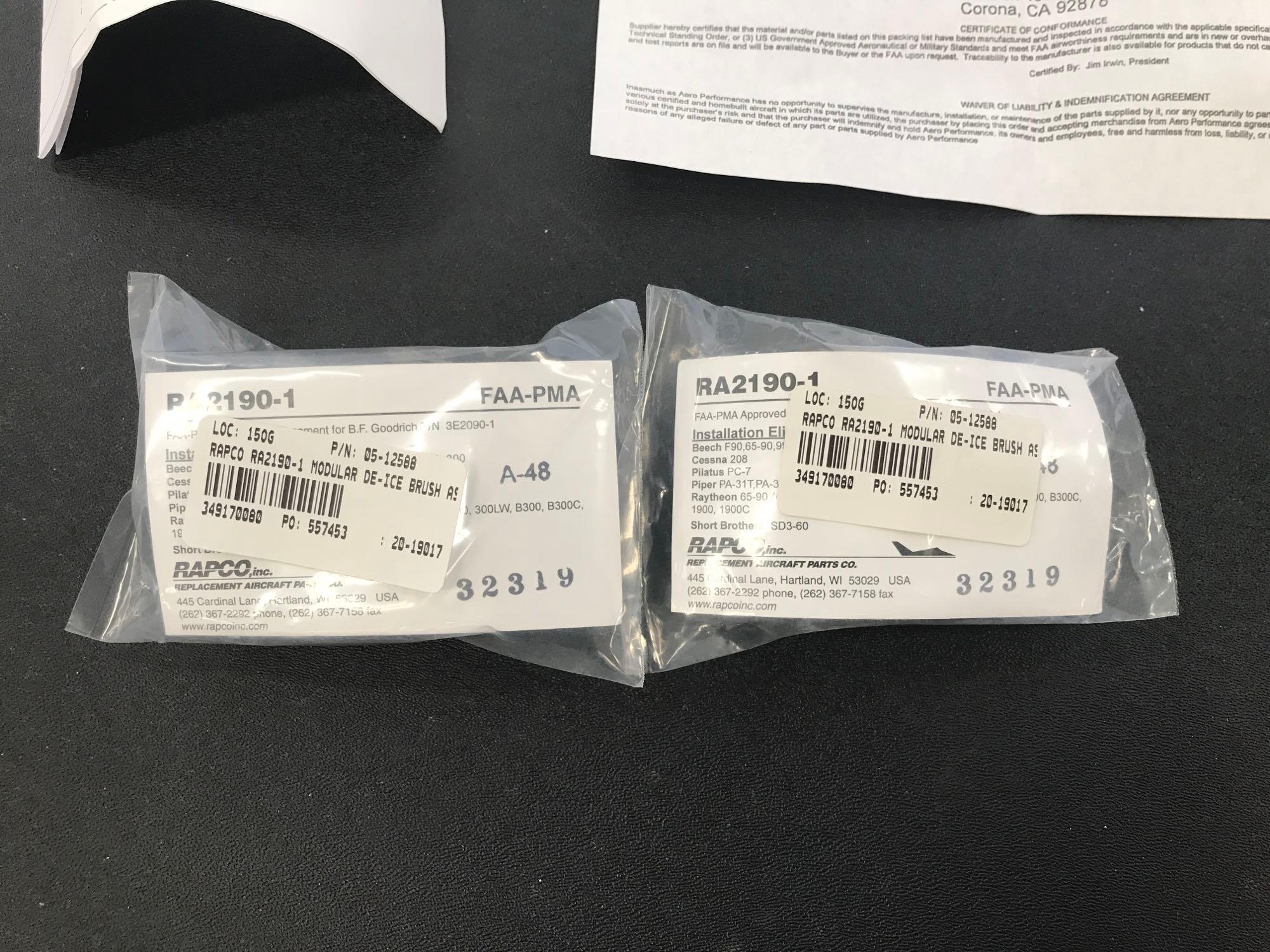 NEW PROPELLER BRUSH BLOCKS RA2190-1, RA2144-1 & RA2211U