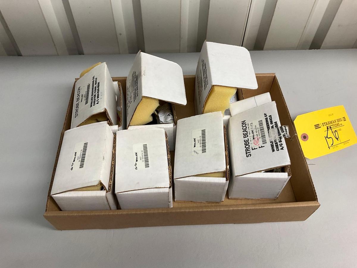 LOT OF NEW WHELEN STROBE TUBES & INVENTORY 02-0250274-00, 02-0350433-00 & -01