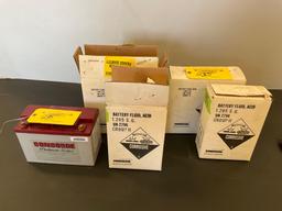 (LOT) CONCORD RG-35AXC BATTERY (APPEARS NEW) & ELECTROLYTE