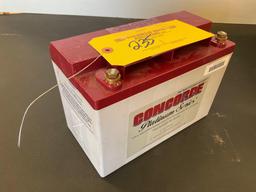 (LOT) CONCORD RG-35AXC BATTERY (APPEARS NEW) & ELECTROLYTE