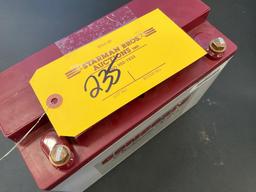 (LOT) CONCORD RG-35AXC BATTERY (APPEARS NEW) & ELECTROLYTE