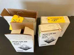 (LOT) CONCORD RG-35AXC BATTERY (APPEARS NEW) & ELECTROLYTE