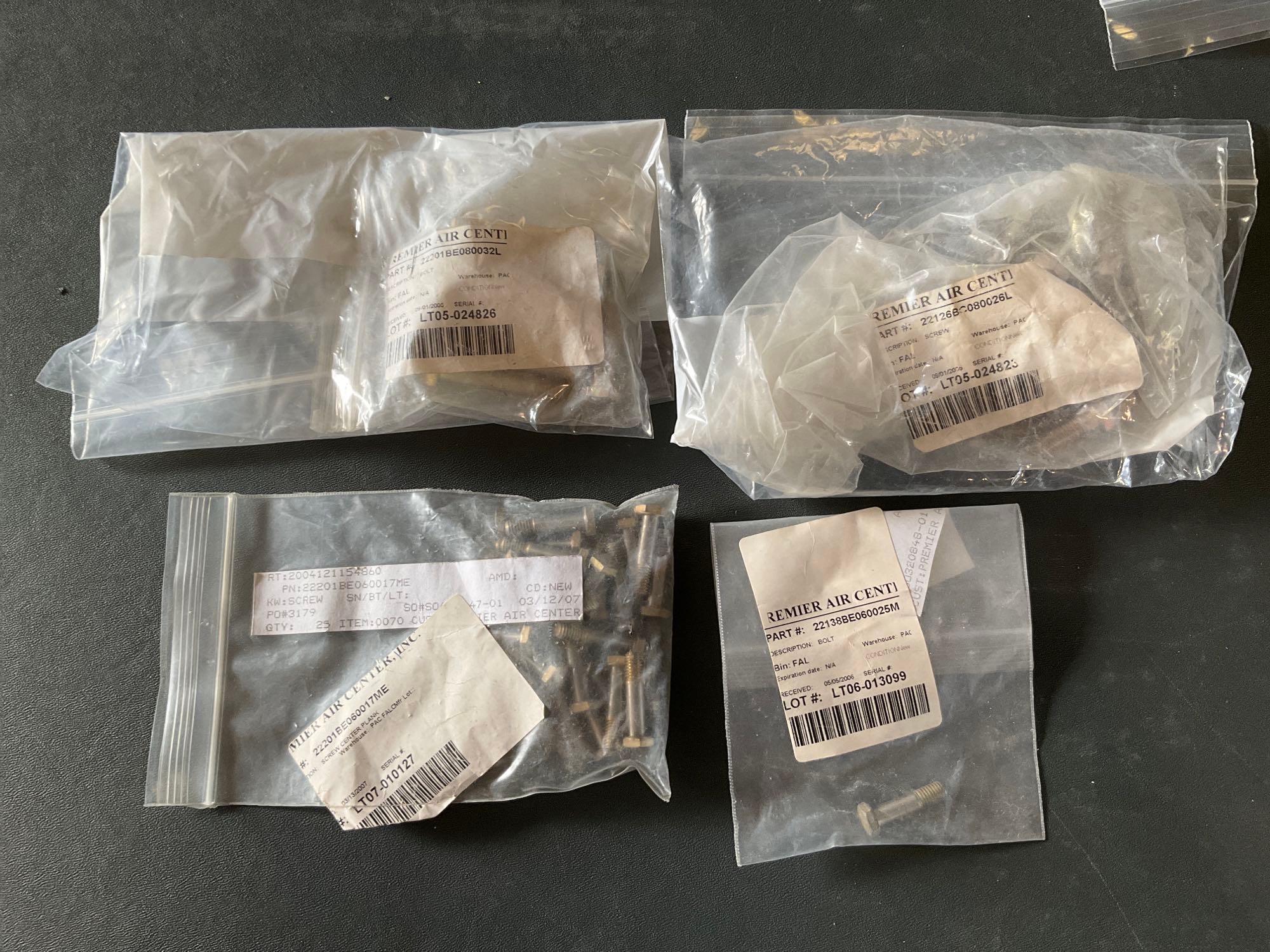 BOXES OF NEW FALCON & GULFSTREAM SPECIALTY HARDWARE & EXPENDABLES