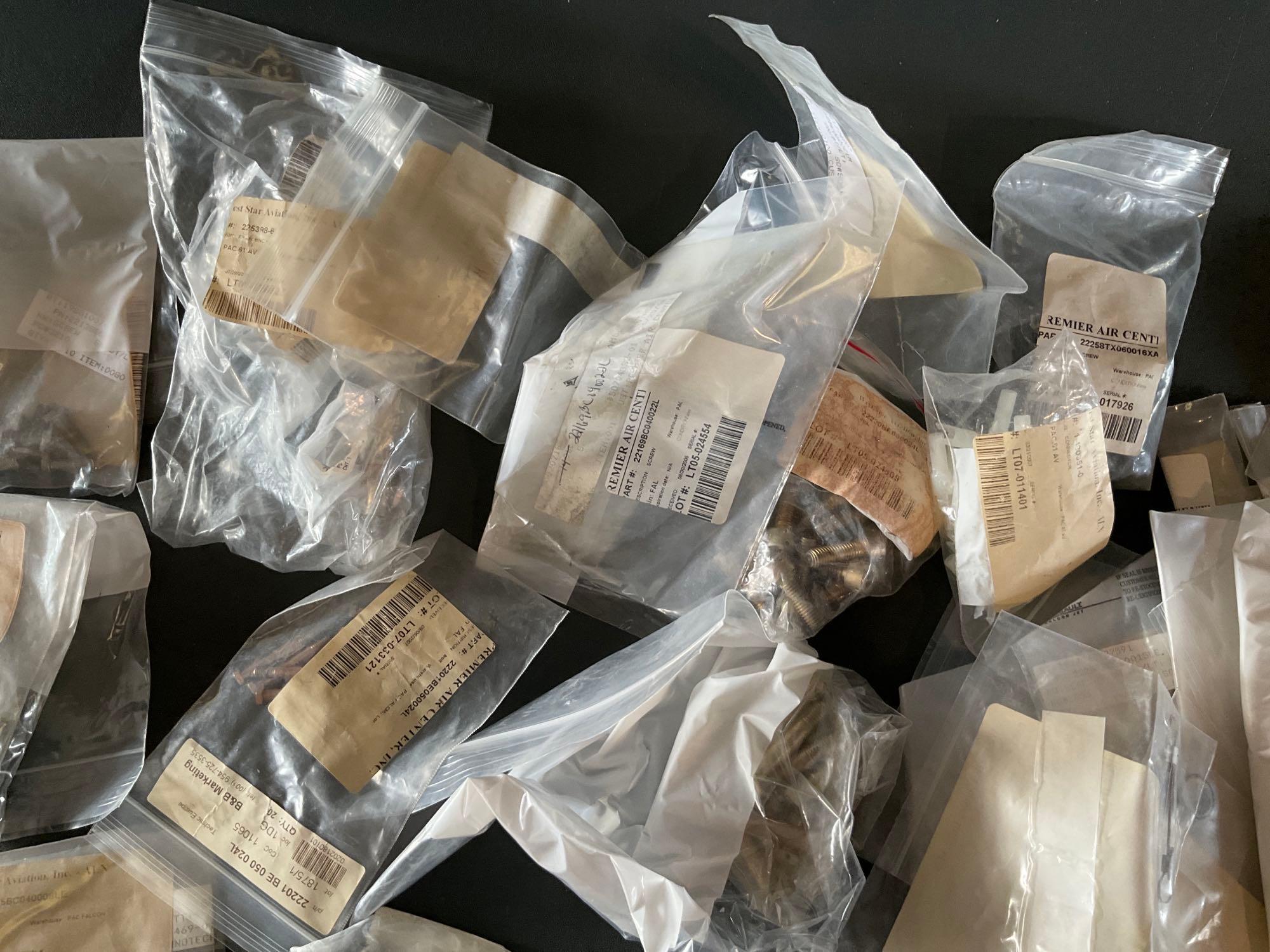 BOXES OF NEW FALCON & GULFSTREAM SPECIALTY HARDWARE & EXPENDABLES