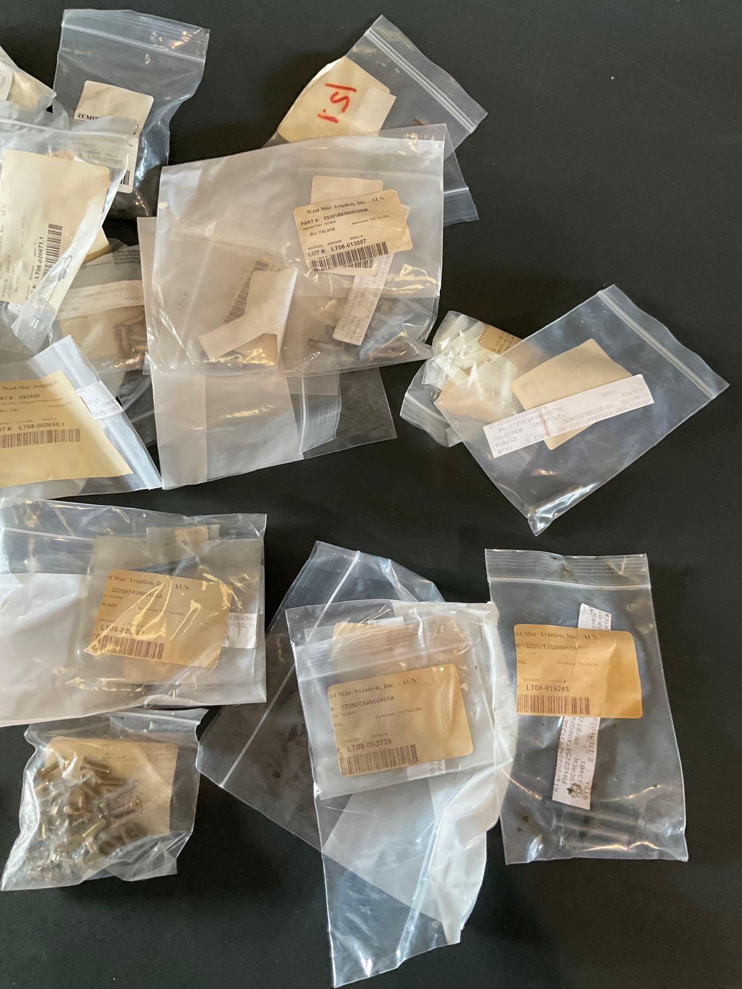 BOXES OF NEW FALCON & GULFSTREAM SPECIALTY HARDWARE & EXPENDABLES
