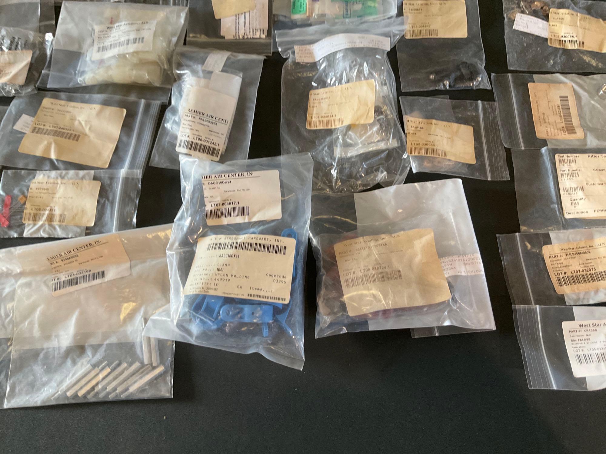 BOXES OF NEW FALCON & GULFSTREAM SPECIALTY HARDWARE & EXPENDABLES