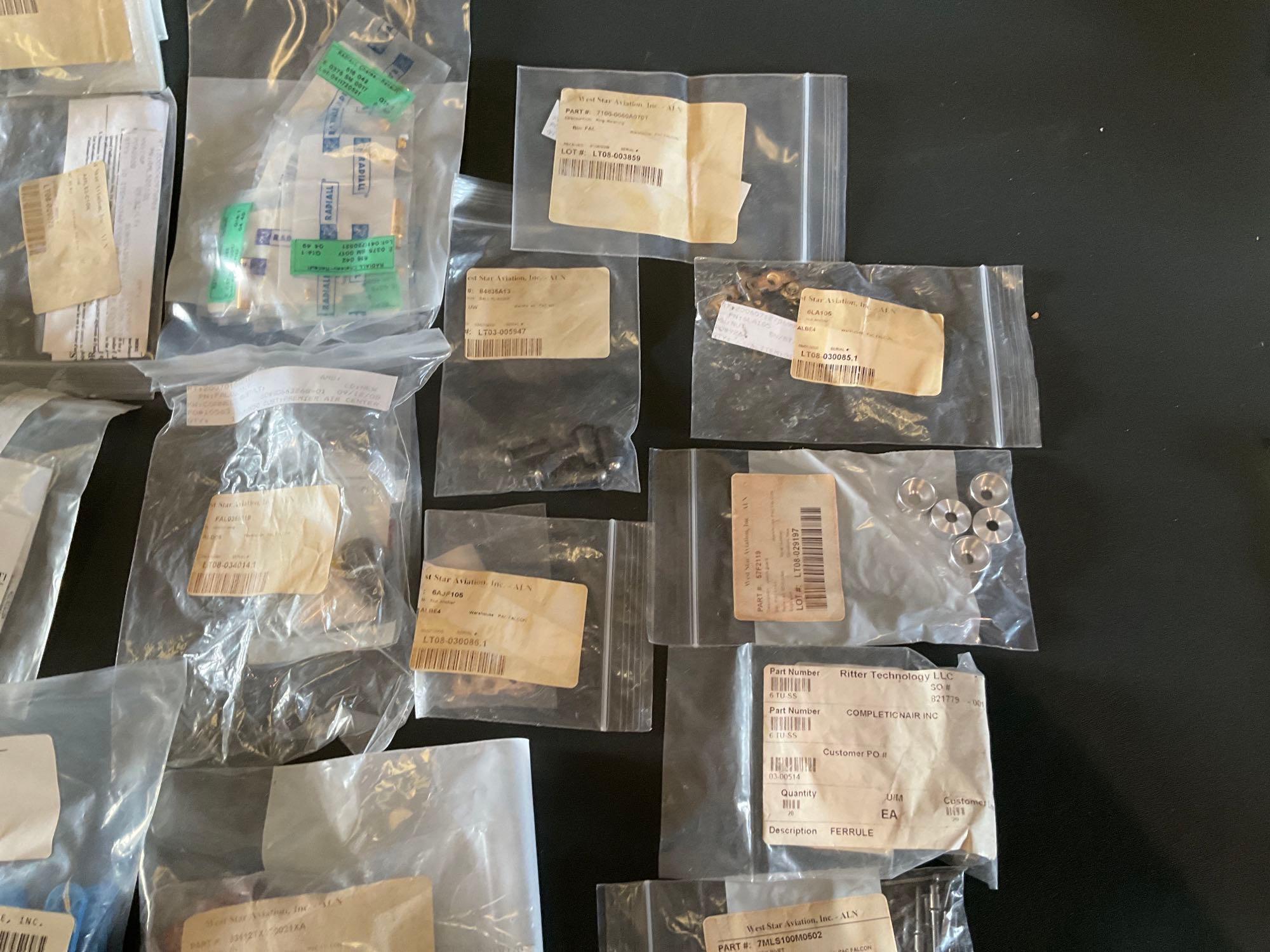 BOXES OF NEW FALCON & GULFSTREAM SPECIALTY HARDWARE & EXPENDABLES