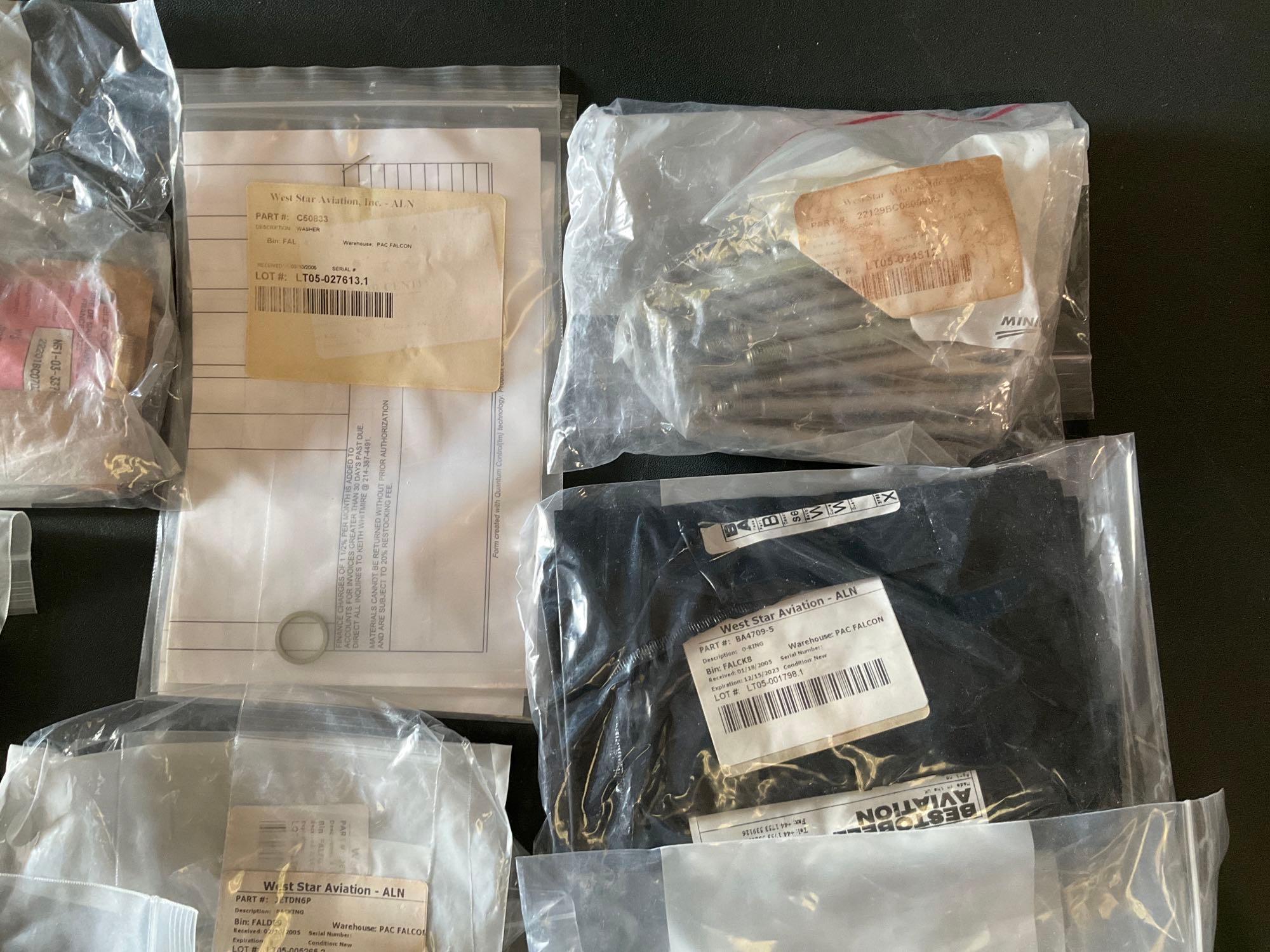 BOXES OF NEW FALCON & GULFSTREAM SPECIALTY HARDWARE & EXPENDABLES
