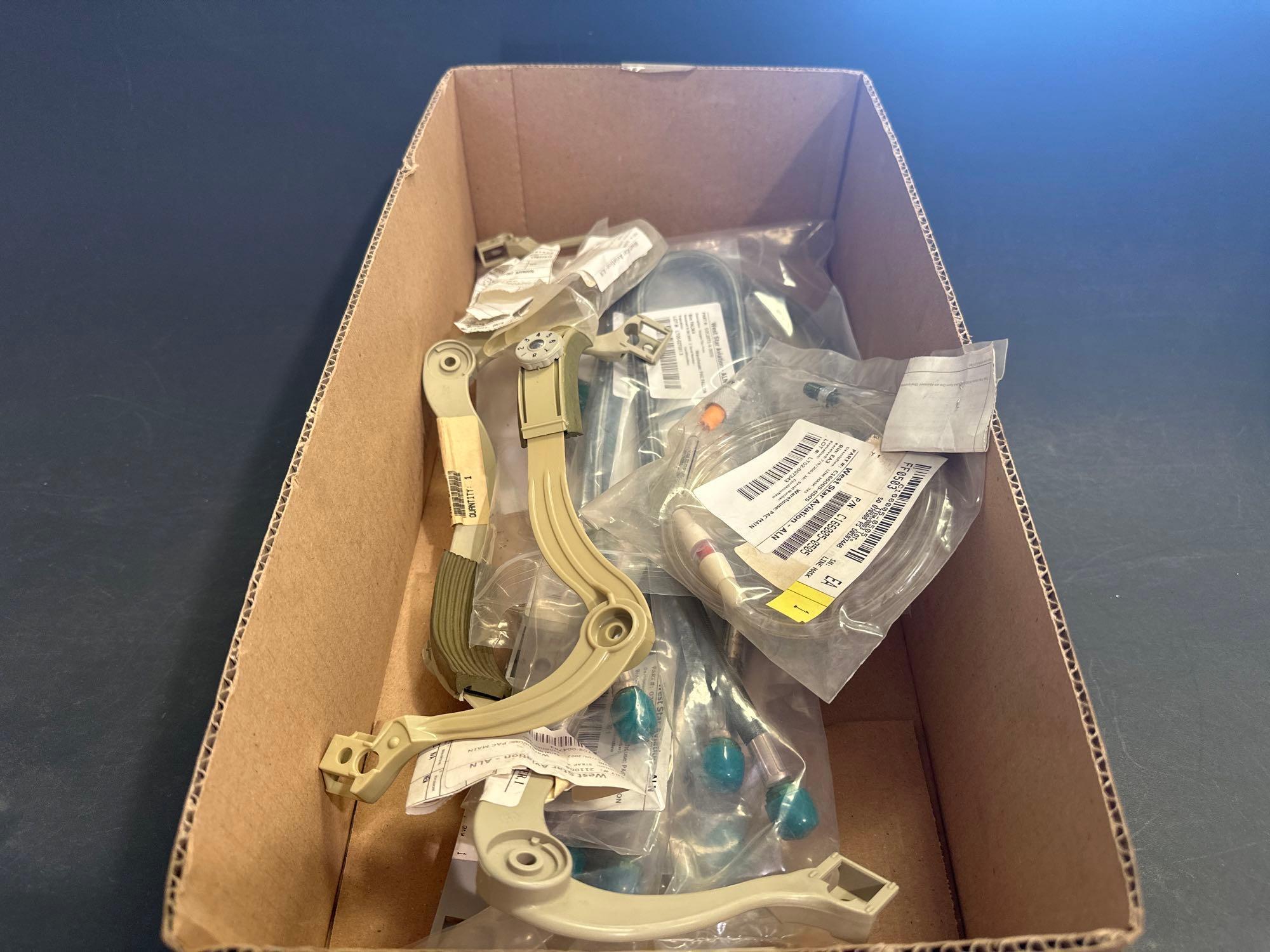 NEW OXYGEN HOSE 02C20T1-4-3000, C166005-0505 & MASK STRAPS 211006