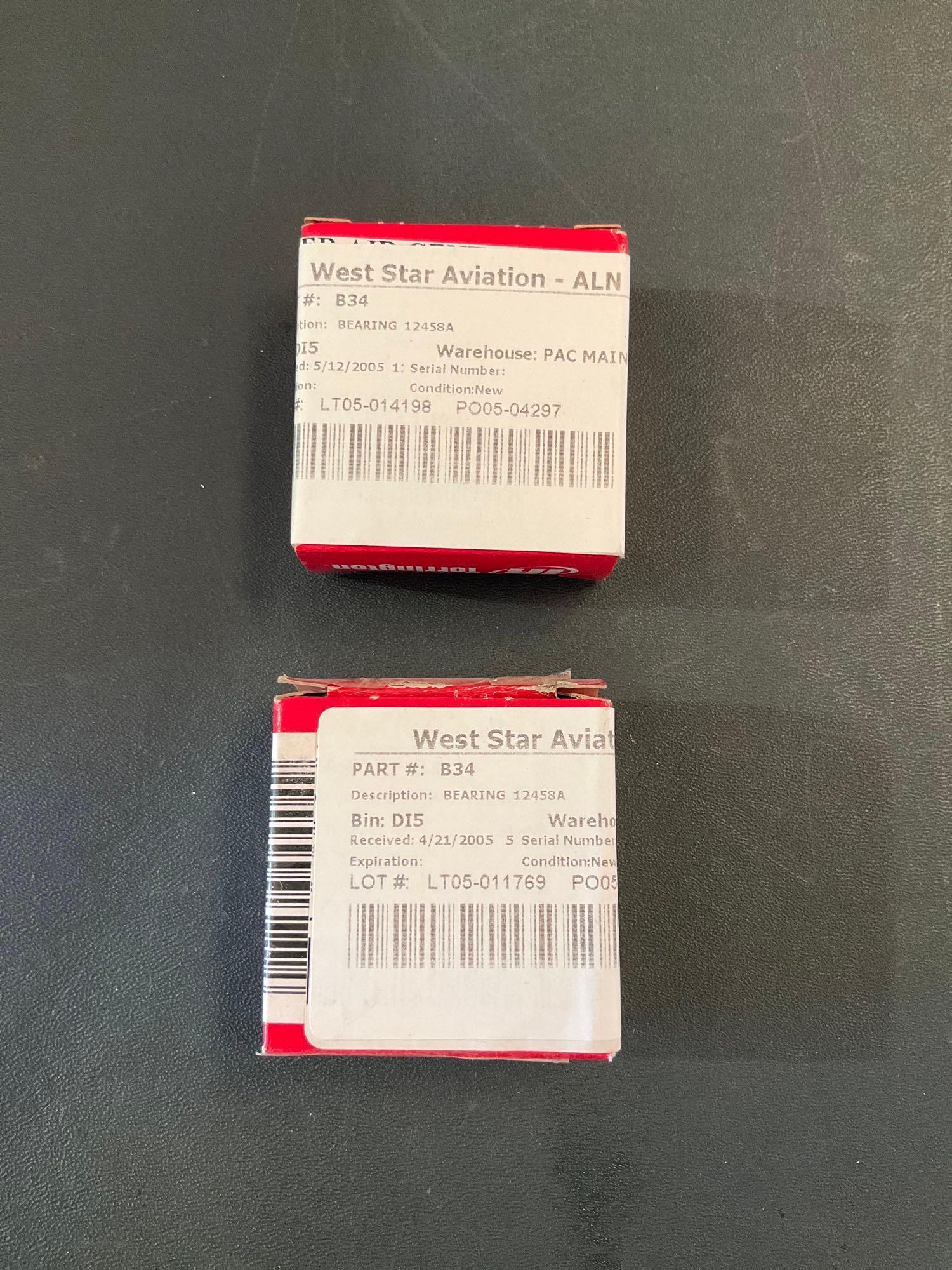 NEW BEARINGS MOST WITH CESSNA CERTS KRJUDSB032, MS27640-6, NTA411, MS14102-10, MS20218-2, B34, B96,