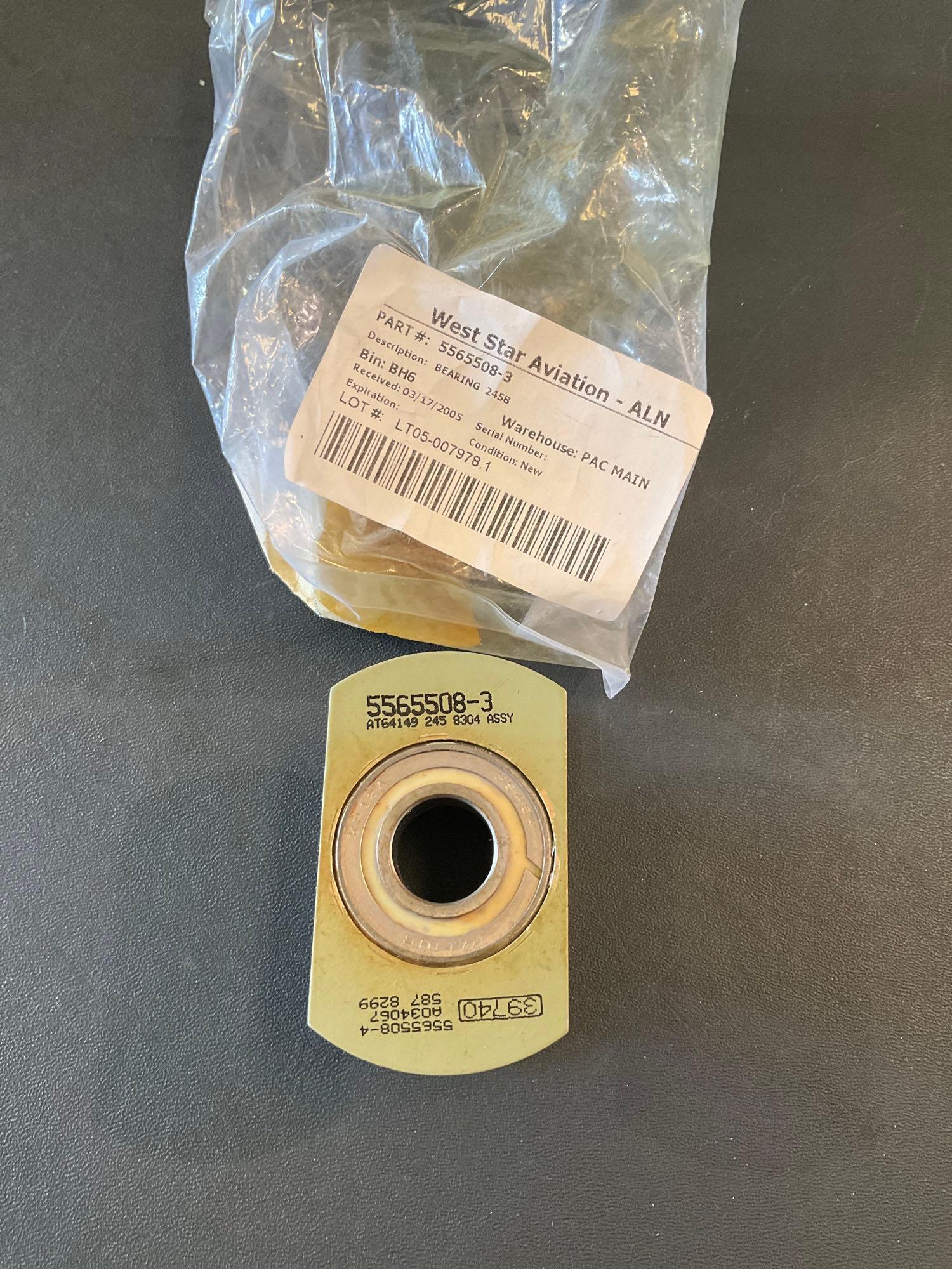 NEW BEARINGS MOST WITH CESSNA CERTS KRJUDSB032, MS27640-6, NTA411, MS14102-10, MS20218-2, B34, B96,