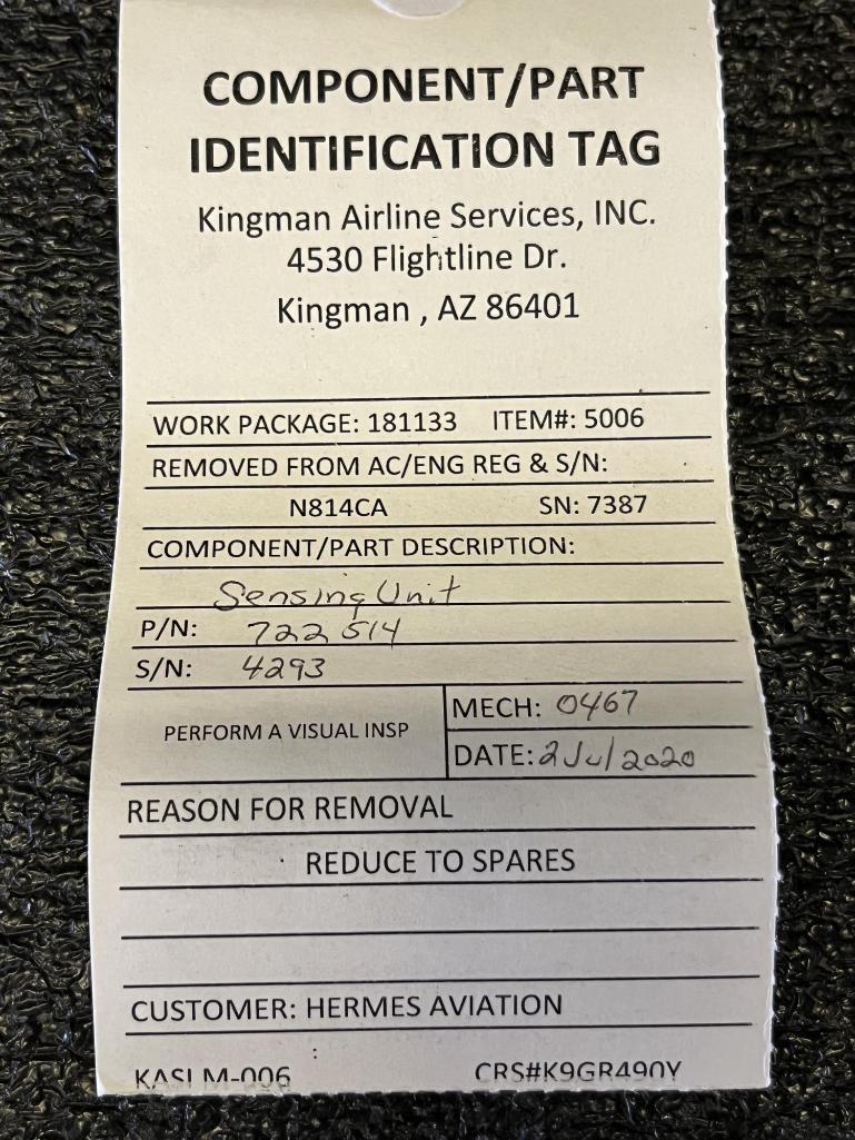 FUEL LEVEL SENSING UNITS 722514