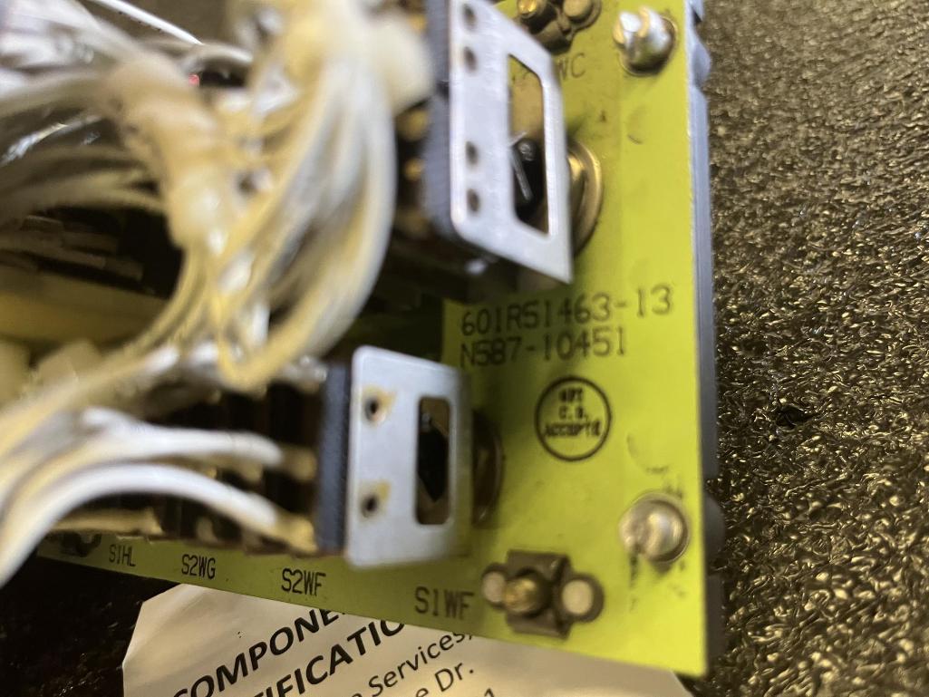 CONTROL PANELS (1) 601R51463-13, (1) 601R51162-27, (1) 601R51086-23, (1) 601R51201-1, (1)