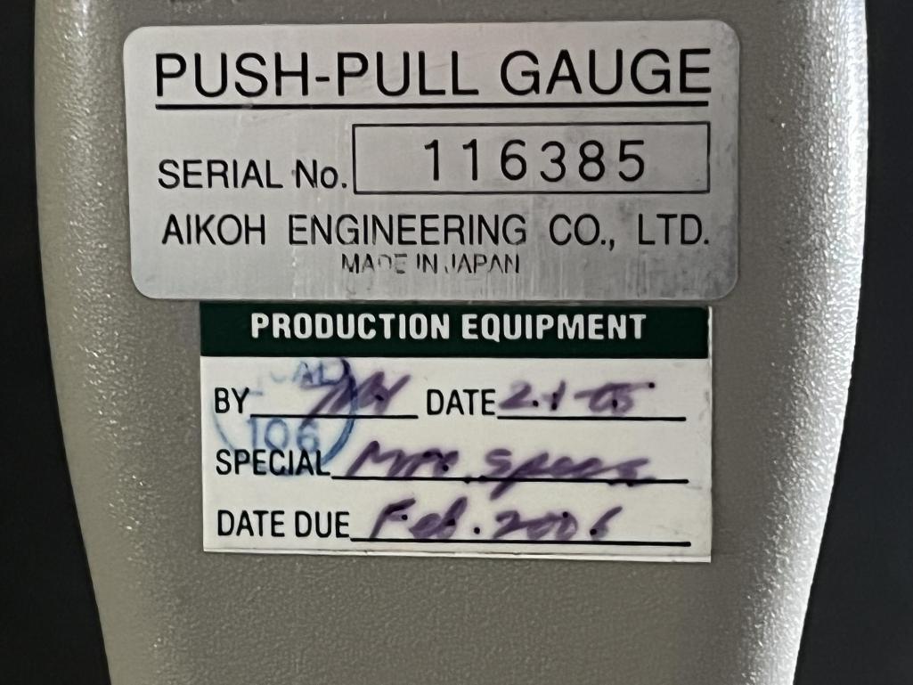CHATILLON, AMETEK, & AIKOH FORCE GAUGES