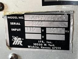 IFR NAV-750B NAV/COMM TEST SET (DAMAGED HANDLES)