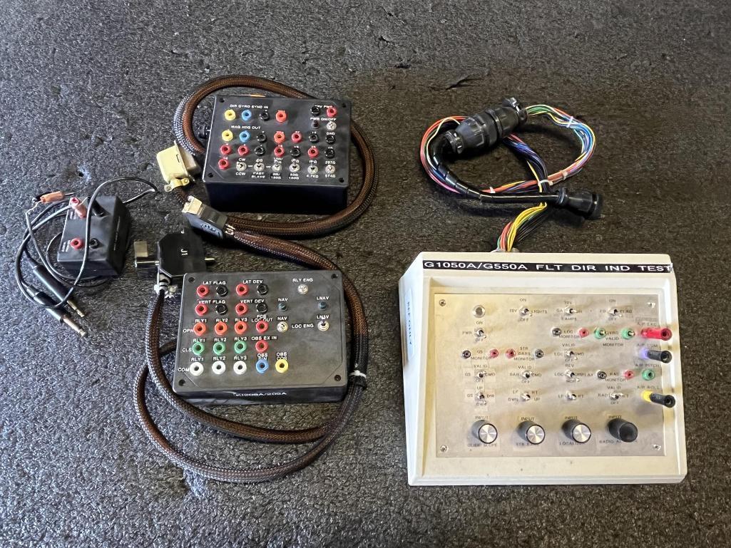(LOT) ASSORTED TEST ADAPTER PANELS (SOME NEED REPAIR)