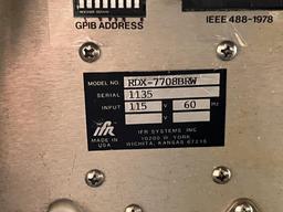 IFR RDX-7708 RADAR TEST SET (THIS UNIT WAS DROPPED AND DAMAGED)