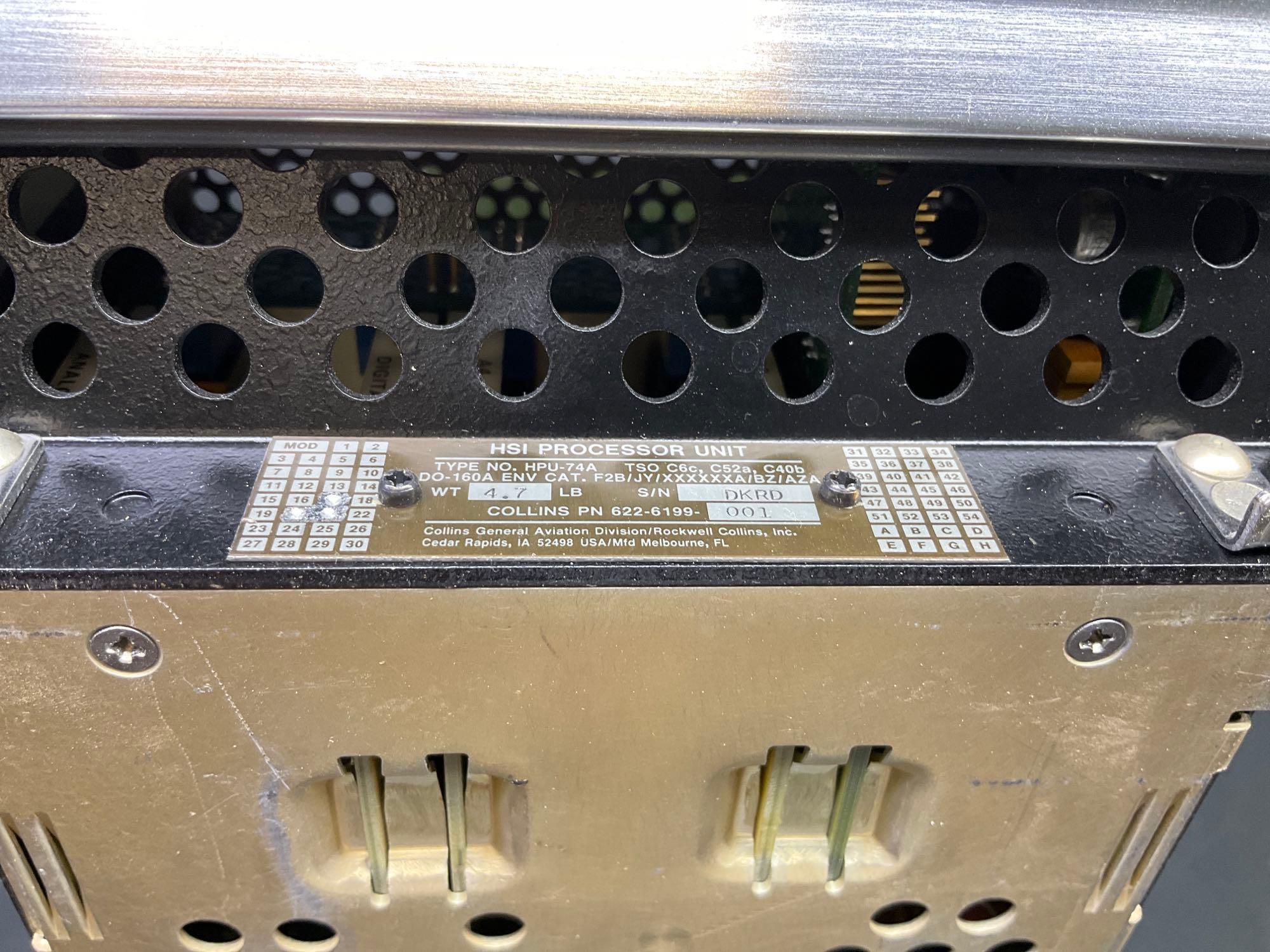 COLLINS HPU-74A Hsi PROCESSORS 622-6199-001 (BOTH A/R)