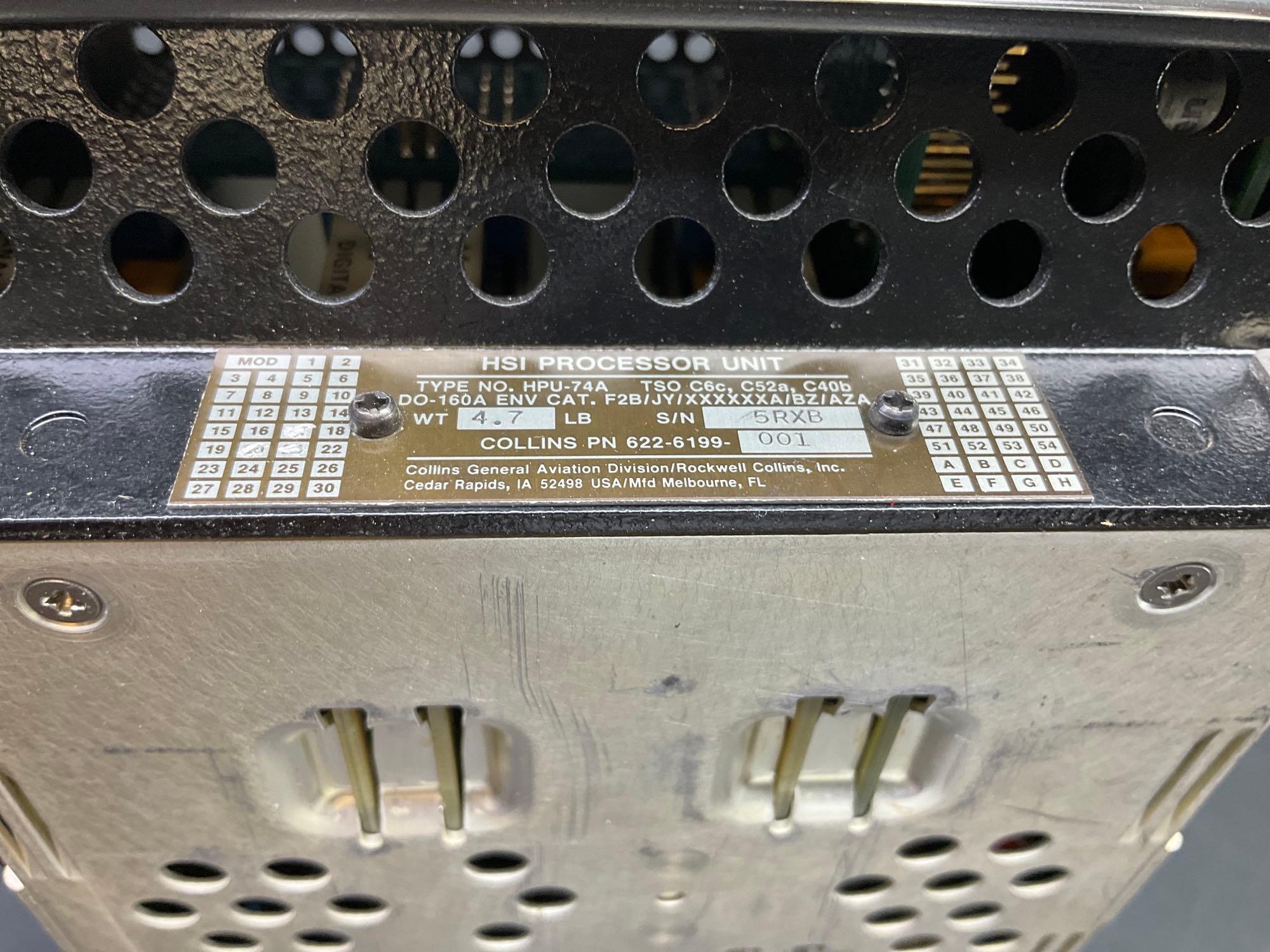 COLLINS HPU-74A Hsi PROCESSORS 622-6199-001 (BOTH A/R)