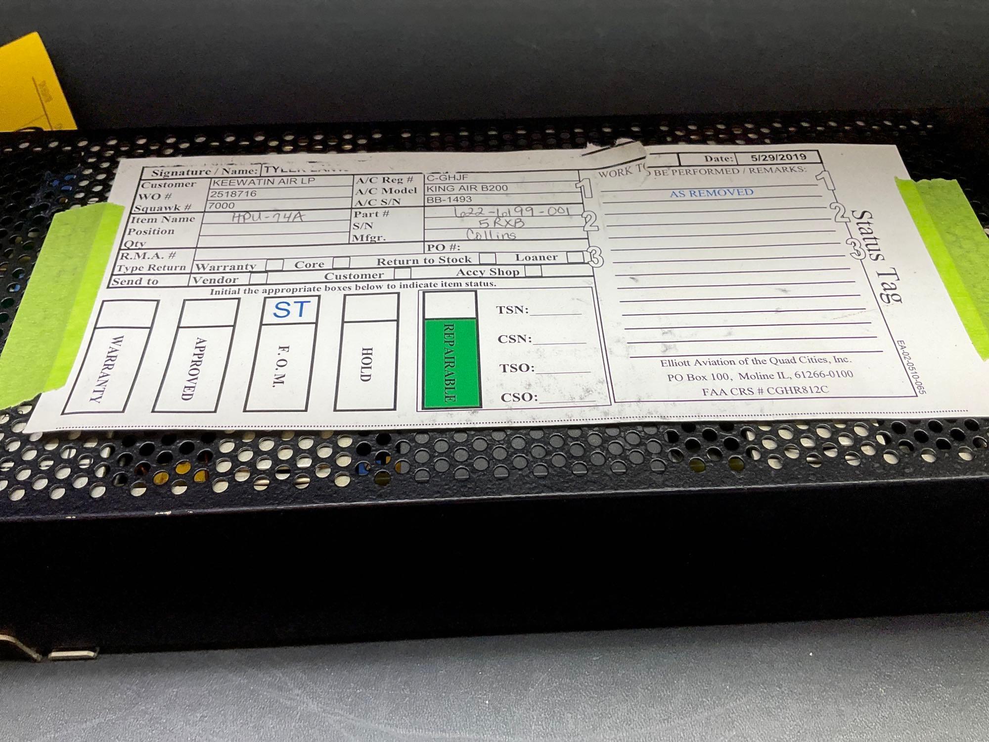 COLLINS HPU-74A Hsi PROCESSORS 622-6199-001 (BOTH A/R)