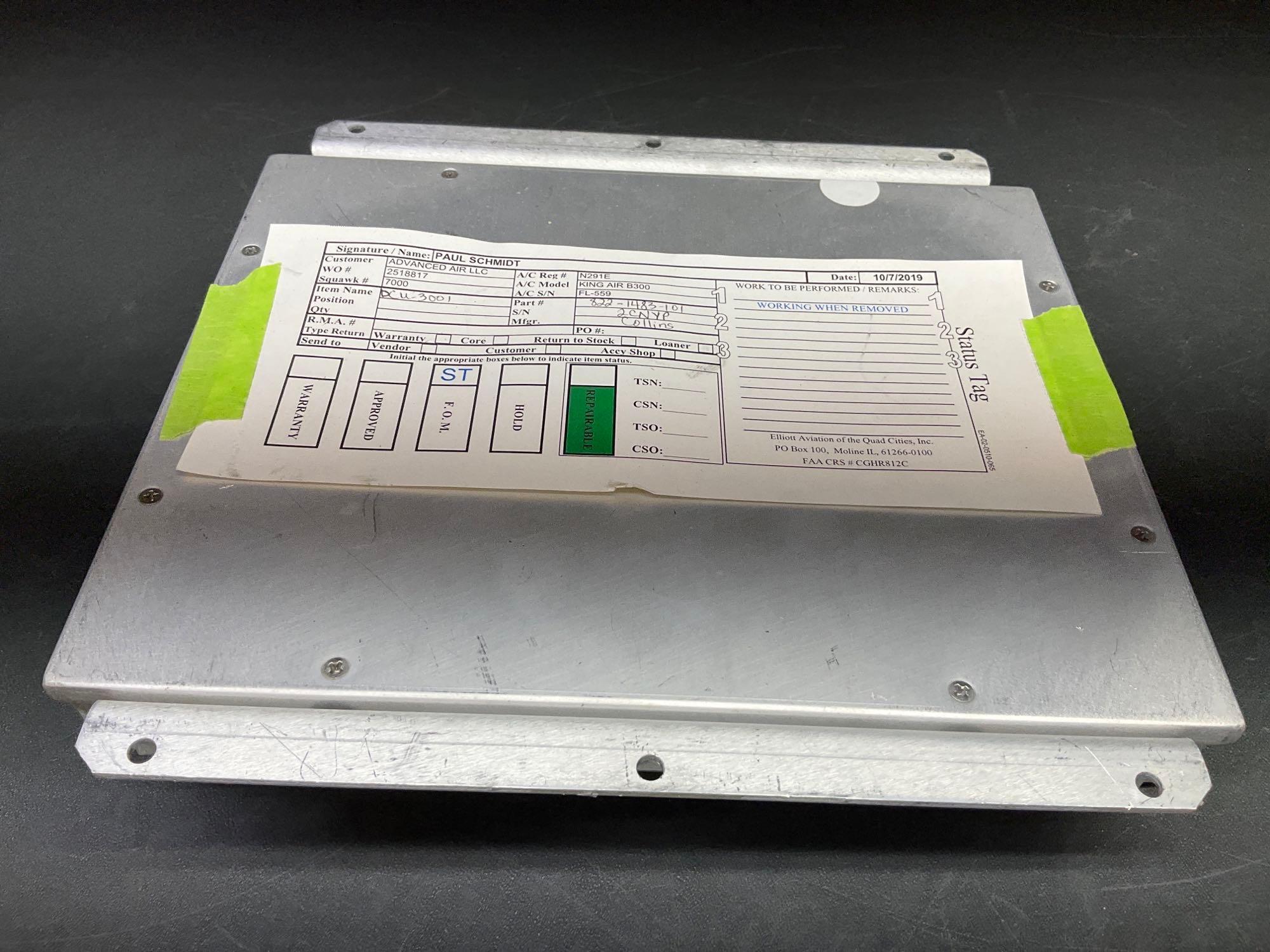 COLLINS DCU-3001 UNITS 822-1483-101 (WITH REMOVAL TAGS)