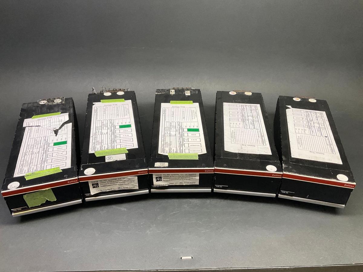 COLLINS TDR-94 TRANSPONDERS 622-9352-005 & -006 (ALL WITH REMOVAL TAGS)