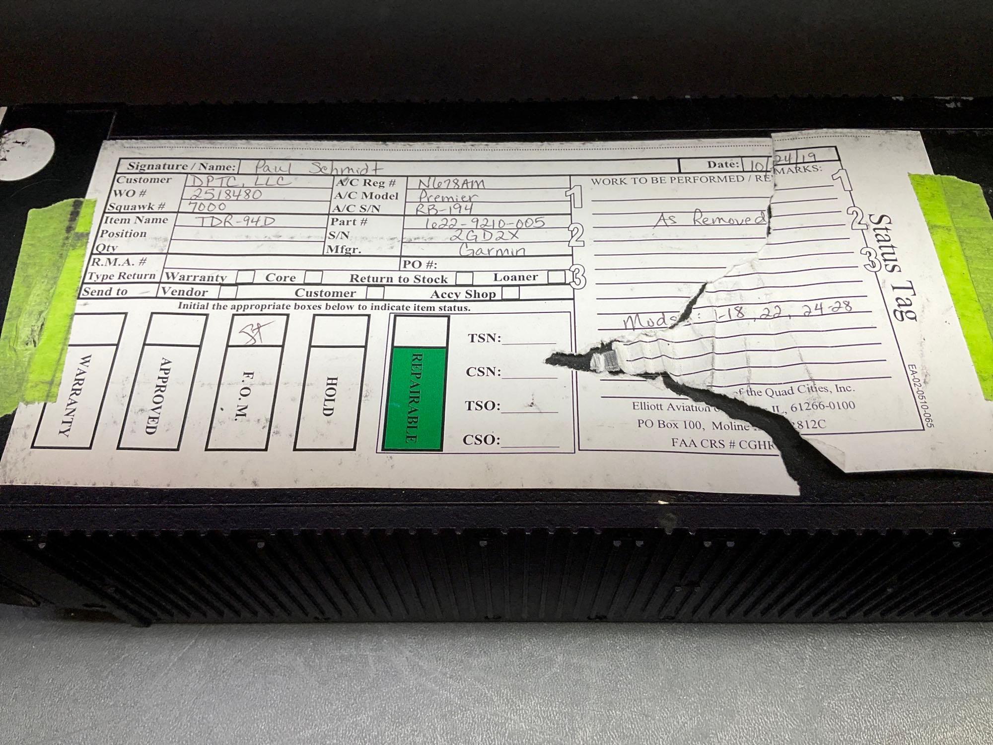 COLLINS TDR-94 TRANSPONDERS 622-9352-005 & -006 (ALL WITH REMOVAL TAGS)